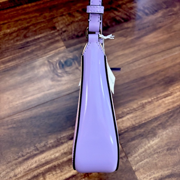 Tory Burch Emerson Dip Dye Shoulder Bag in Purple/Yellow Ombre - NWT - Picture 4 of 10